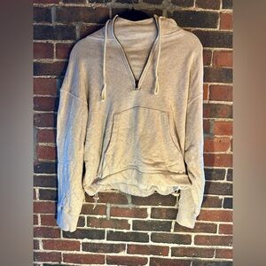 Vince Cream Hooded Sweater